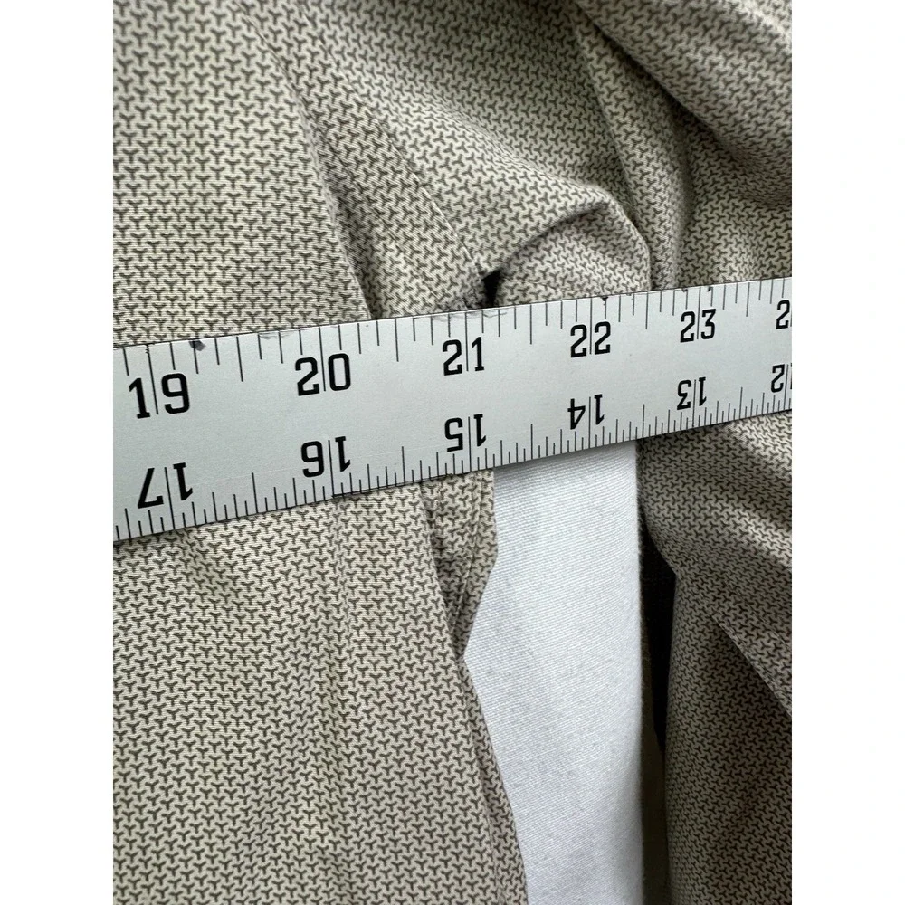 Banana Republic Men Brown Cotton‎ Shirt Size M Medium 15-15 1/2